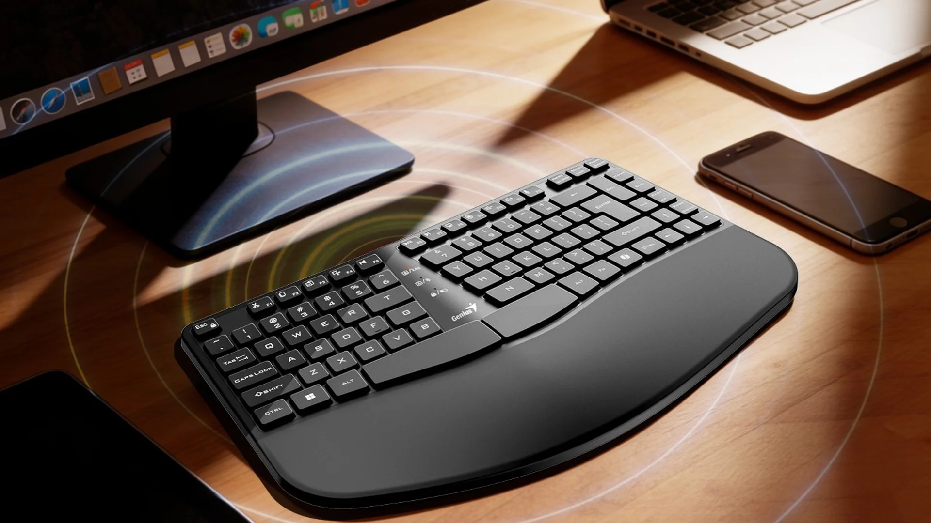 Genius uvádí ergonomickou klávesnici Ergo KB-7000BT
